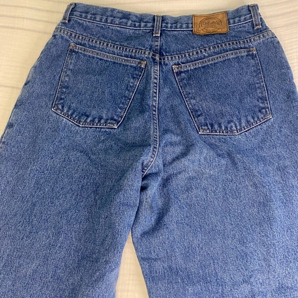 Women’s Cabelas Straight Leg Fleece Lined Insulated Jeans Blue Size 16 Regular - Picture 9 of 12